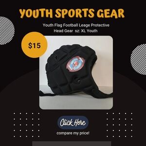 Youth Flag Football Protective Head Gear